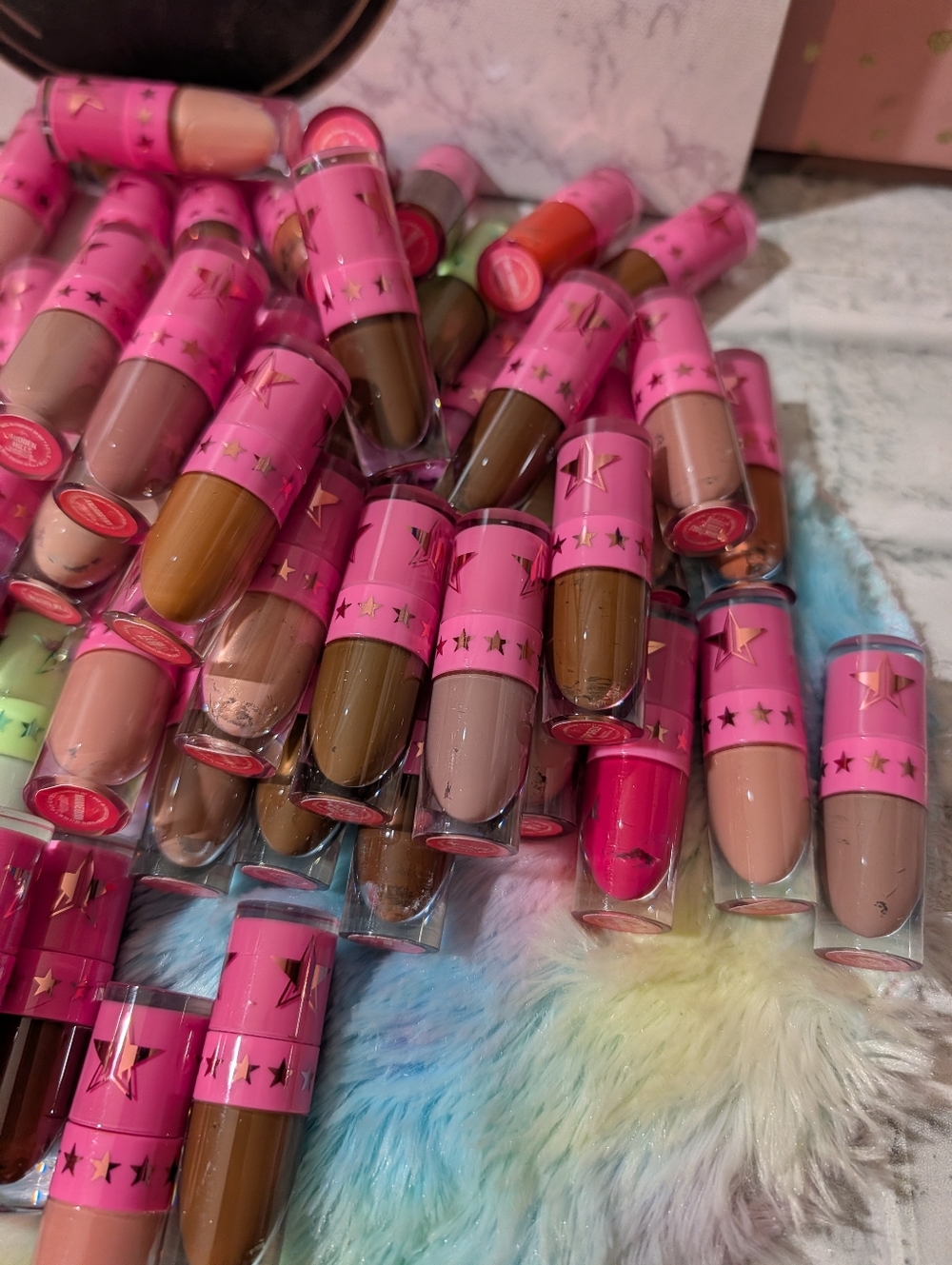 JEFFREY STAR MINI VELOUR LIQUID LIPSTICK COLLECTORS BUNDLE OF 58 - Picture 4 of 15